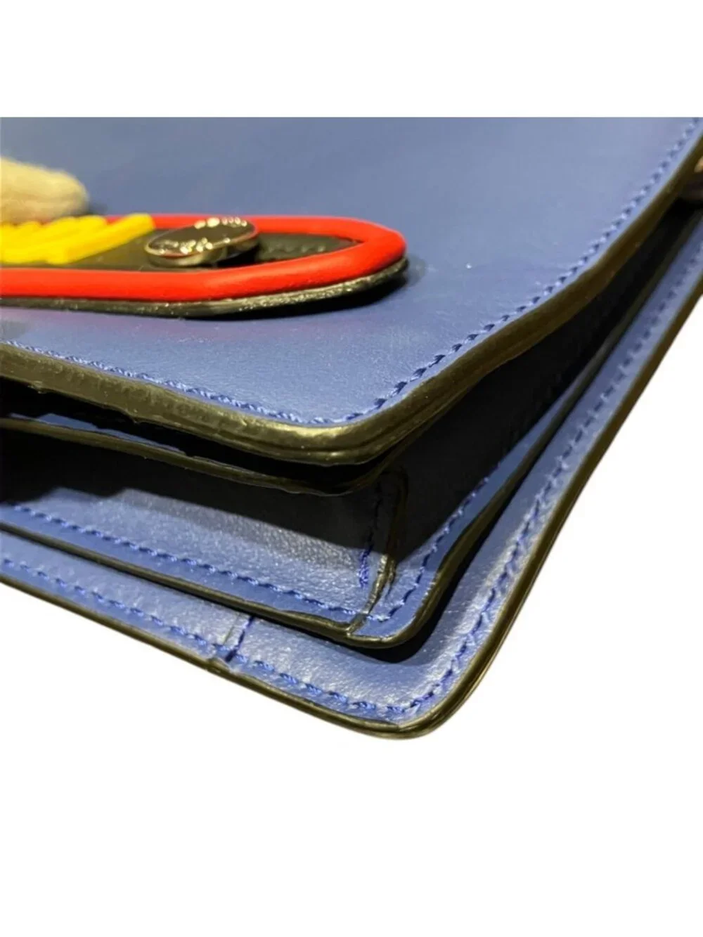 Fendi Vocabulary Rallye Pochette Clutch Calfskin